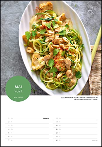 Der Superfood-Rezeptkalender 2023 - Bild-Kalender 23,7x34 cm - Küchen-Kalender - gesunde Ernährung - mit 26 Rezepten - Wand-Kalender: by Dr. Anne Fleck - 20