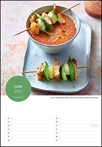 Der Superfood-Rezeptkalender 2023 - Bild-Kalender 23,7x34 cm - Küchen-Kalender - gesunde Ernährung - mit 26 Rezepten - Wand-Kalender: by Dr. Anne Fleck - 26