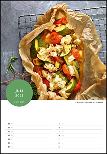 Der Superfood-Rezeptkalender 2023 - Bild-Kalender 23,7x34 cm - Küchen-Kalender - gesunde Ernährung - mit 26 Rezepten - Wand-Kalender: by Dr. Anne Fleck - 30