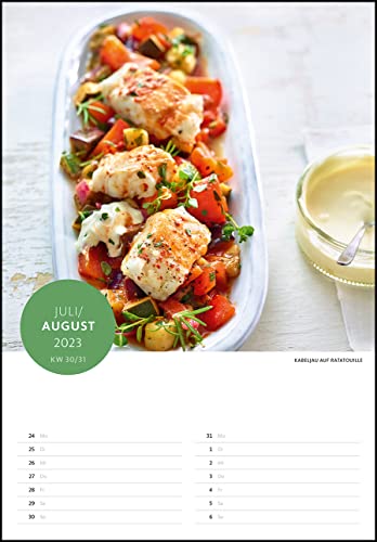 Der Superfood-Rezeptkalender 2023 - Bild-Kalender 23,7x34 cm - Küchen-Kalender - gesunde Ernährung - mit 26 Rezepten - Wand-Kalender: by Dr. Anne Fleck - 32