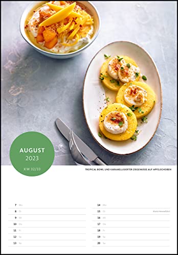 Der Superfood-Rezeptkalender 2023 - Bild-Kalender 23,7x34 cm - Küchen-Kalender - gesunde Ernährung - mit 26 Rezepten - Wand-Kalender: by Dr. Anne Fleck - 34