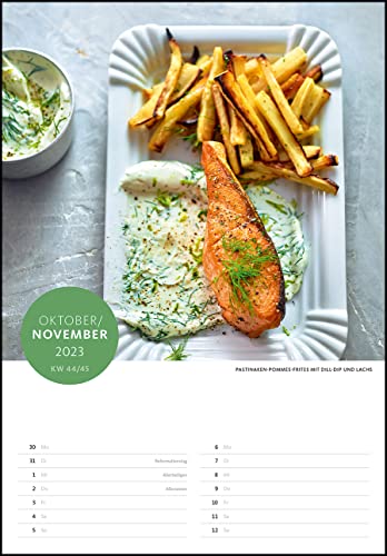 Der Superfood-Rezeptkalender 2023 - Bild-Kalender 23,7x34 cm - Küchen-Kalender - gesunde Ernährung - mit 26 Rezepten - Wand-Kalender: by Dr. Anne Fleck - 46