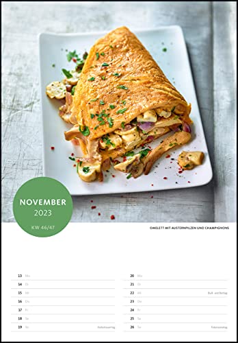 Der Superfood-Rezeptkalender 2023 - Bild-Kalender 23,7x34 cm - Küchen-Kalender - gesunde Ernährung - mit 26 Rezepten - Wand-Kalender: by Dr. Anne Fleck - 48
