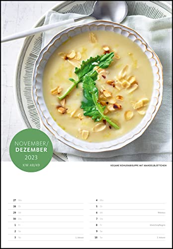 Der Superfood-Rezeptkalender 2023 - Bild-Kalender 23,7x34 cm - Küchen-Kalender - gesunde Ernährung - mit 26 Rezepten - Wand-Kalender: by Dr. Anne Fleck - 50