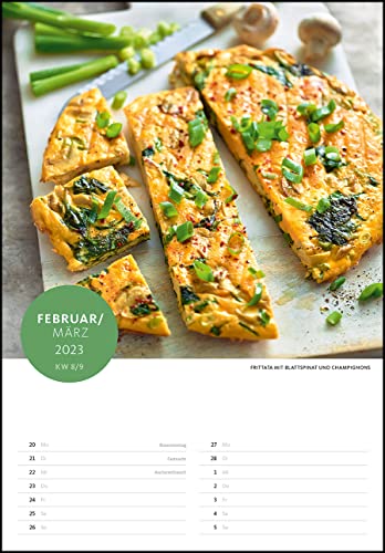 Der Superfood-Rezeptkalender 2023 - Bild-Kalender 23,7x34 cm - Küchen-Kalender - gesunde Ernährung - mit 26 Rezepten - Wand-Kalender: by Dr. Anne Fleck - 10